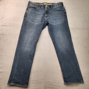 Lee Extreme Motion Jeans Men's 38x30 Blue Medium Wash Performance Slim Straight